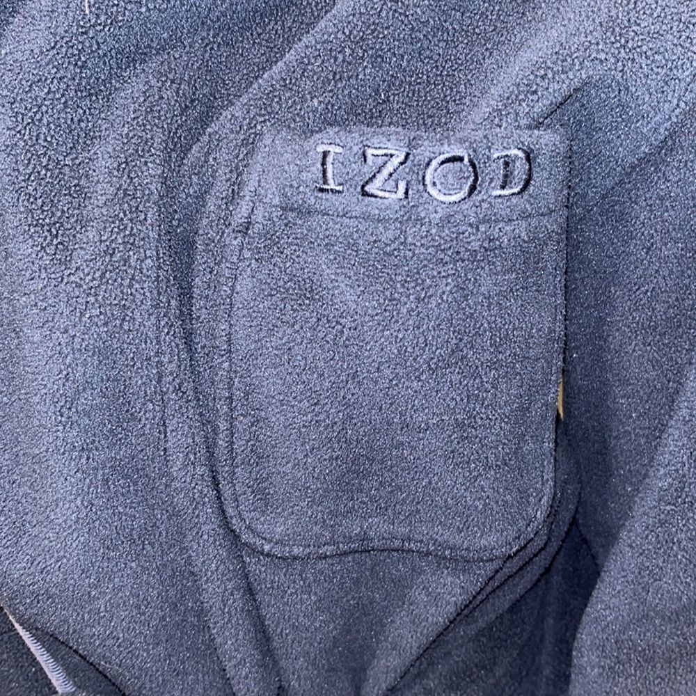 Vintage IZOD two tone blue robe - Picture 4 of 6